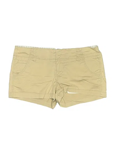 Pre-owned Roxy Khaki Shorts In Gold