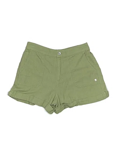 Pre-owned Roxy Khaki Shorts In Green