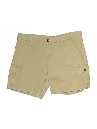 Pre-owned Roxy Khaki Shorts In Tan