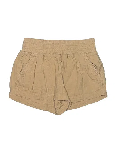 Pre-owned Roxy Khaki Shorts In Tan