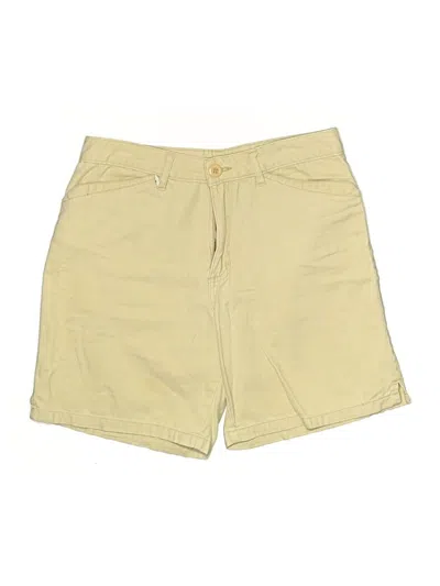 Pre-owned Roxy Khaki Shorts In Yellow