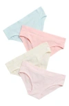 Roxy Kids' 4-pack Bikini Briefs In Multi