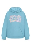 Roxy Kids' Botanical Oversized Hoodie In Blue