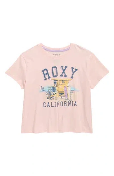 Roxy Kids' California Graphic T-shirt In Pink
