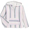 Roxy Big Girls Daydreamin Striped Terry Baja Hoodie