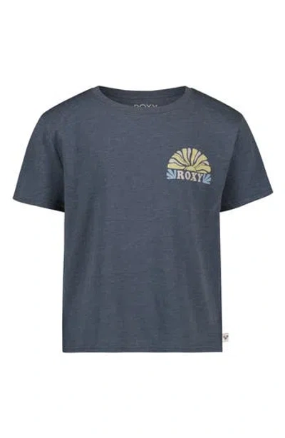 Roxy Kids' Free Your Mind Graphic T-shirt In Blue