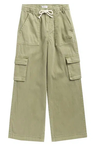 Roxy Kids' Precious Cargo Pants In Green