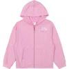 Roxy Kids' Sunny Oversize Full Zip Hoodie In Pink