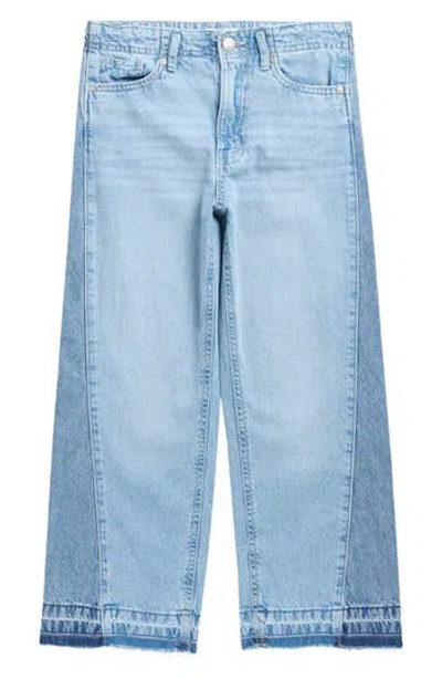 Roxy Kids' Wave Rider Wide Leg Jeans In Blue