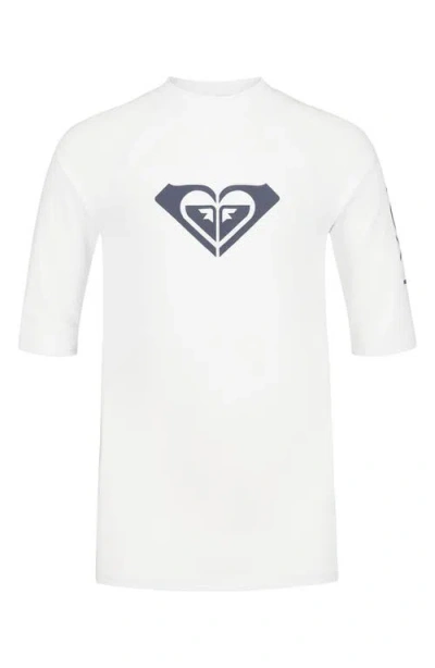 Roxy Kids' Whole Hearted Upf Rashguard In White