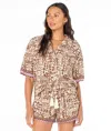 Roxy Kihei Button Up In Brown