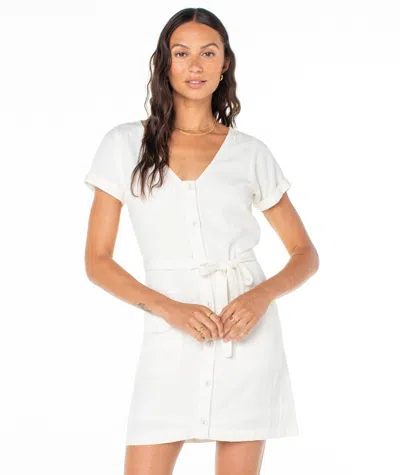 Roxy Kona Mini Dress In White