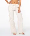 Roxy Lagoon Cargo Pant In Neutral