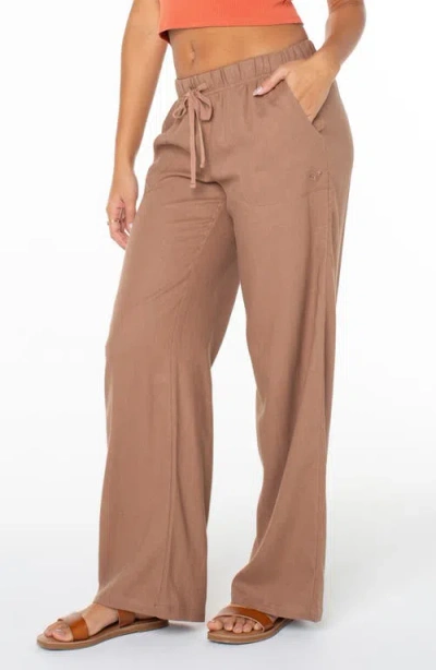 Roxy Lagoon Cover-up Pants In Brown