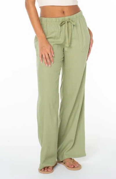 Roxy Lagoon Cover-up Pants In Green