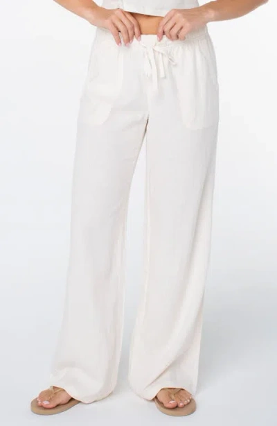 Roxy Lagoon Cover-up Pants In White