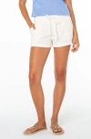 Roxy Laguna Linen Blend Drawstring Shorts In Dew