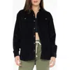Roxy Let Go Corduroy Button-up Shirt In Black
