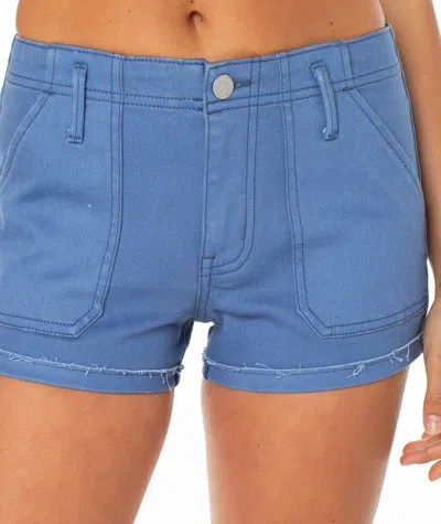 Roxy Lil Sunshine Garment Dye Short In Blue