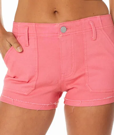 Roxy Lil Sunshine Garment Dye Short In Pink