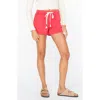 Roxy Lil Trooper Drawstring Shorts In Red