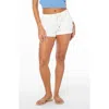 Roxy Lil Trooper Drawstring Shorts In White