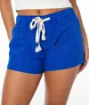 Roxy Lil Trooper Drawstring Shorts In Blue