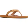 Roxy Lili Iii Flip Flop In Tan