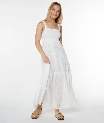 Roxy Lily Bloom Maxi Dress In White
