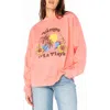 Roxy Line-up Playa Oversize Graphic Sweatshirt