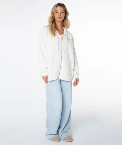 Roxy Line Up Zip In White