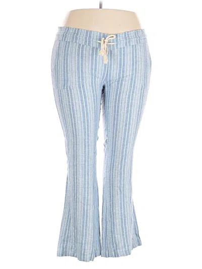 Roxy Linen Pants In Blue
