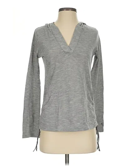 Pre-owned Roxy Long Sleeve T-shirt In Gray