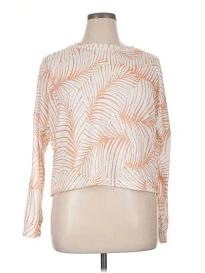 Pre-owned Roxy Long Sleeve Turtleneck In Orange