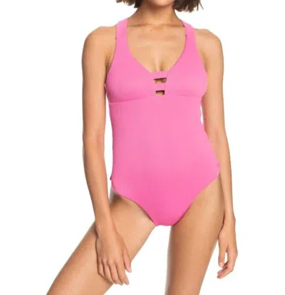 Roxy Love One Piece In Pink Guava