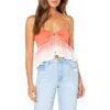 Roxy Magic Hour Ombré Halter Top In Orange