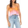 Roxy Magic Hour Ombré Halter Top In Sugar Coral Solid