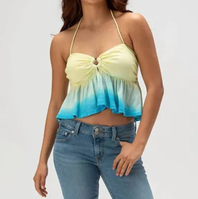 Roxy Magic Hour Top In Blue In Multi