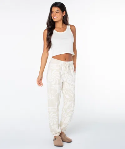 Roxy Maile Printed Pant In White