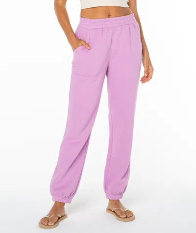 Roxy Mako Jogger In Purple