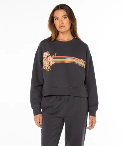 Roxy Marina Crewneck In Gray