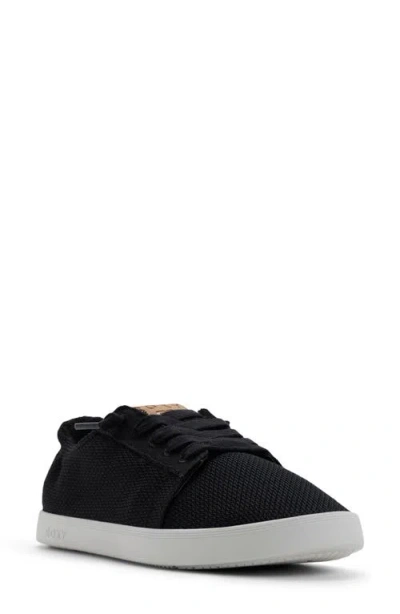 Roxy Mauka Sneaker In Black