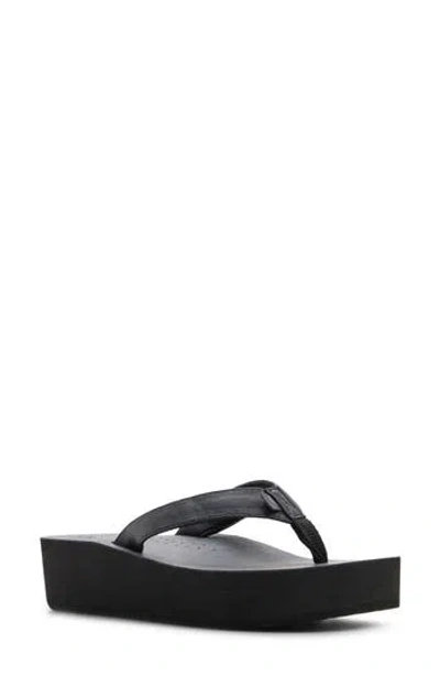 Roxy Melinda Platform Flip Flop In Black