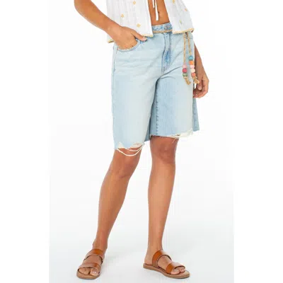 Roxy Message In A Bottle Bermuda Shorts In Blue