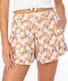 Roxy Midnight Ave Floral Shorts In Multi