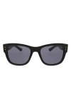 Roxy Midsize 52mm Square Sunglasses In Black