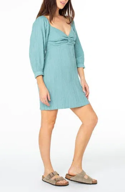 Roxy Moonlight Shores Long Sleeve Babydoll Dress