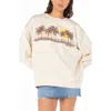 Roxy Morning Hike Sweatshirt In White