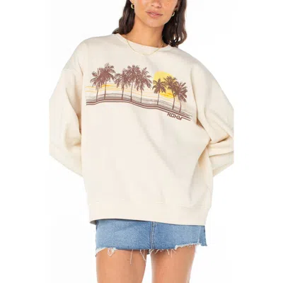 Roxy Morning Hike Sweatshirt In White