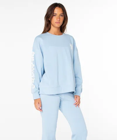 Roxy Morning Stroll Top In Blue